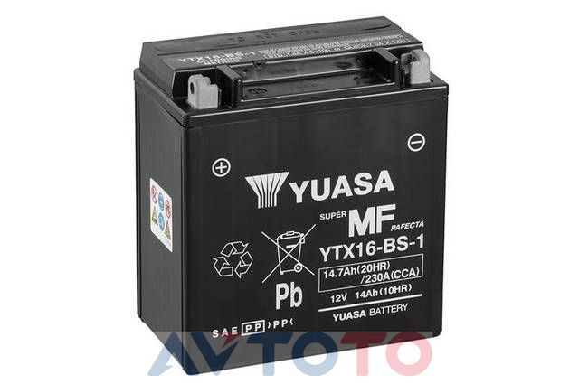 Аккумулятор Yuasa YTX16BS1