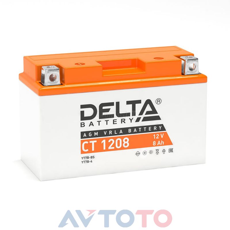Аккумулятор Delta Battery CT1208