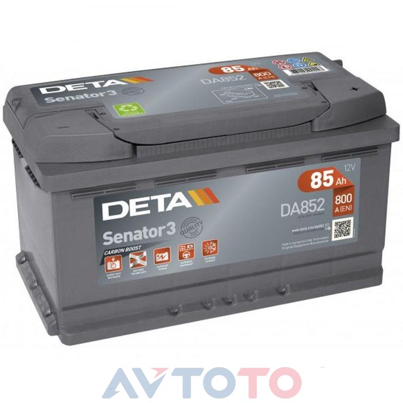 Аккумулятор Deta DA852