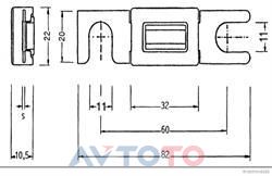 Предохранитель H+B Elparts 50295299