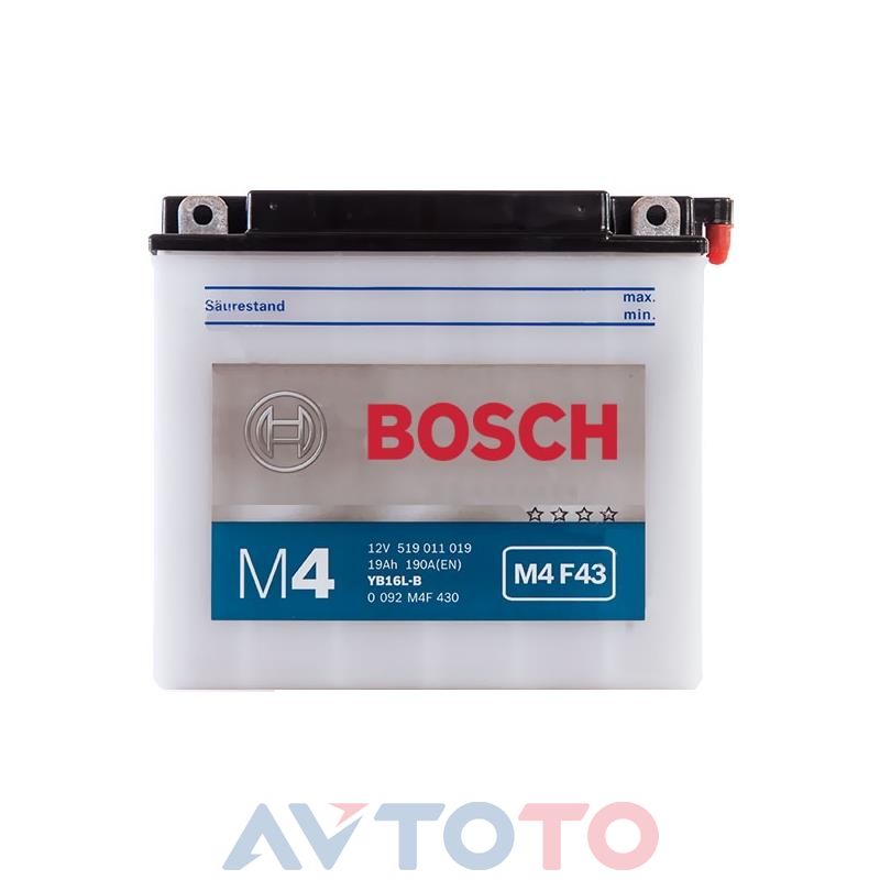 Аккумулятор Bosch 0092M4F430