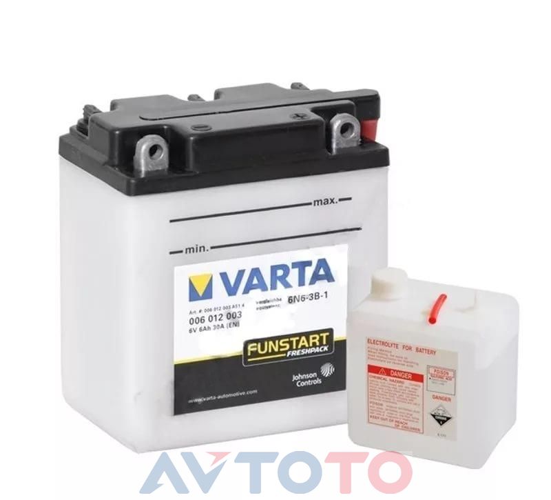 Аккумулятор Varta 006012003