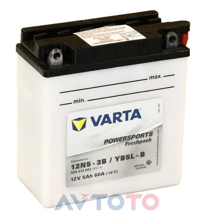 Аккумулятор Varta 505012003