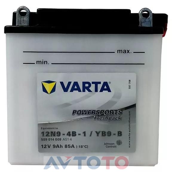 Аккумулятор Varta 509014008