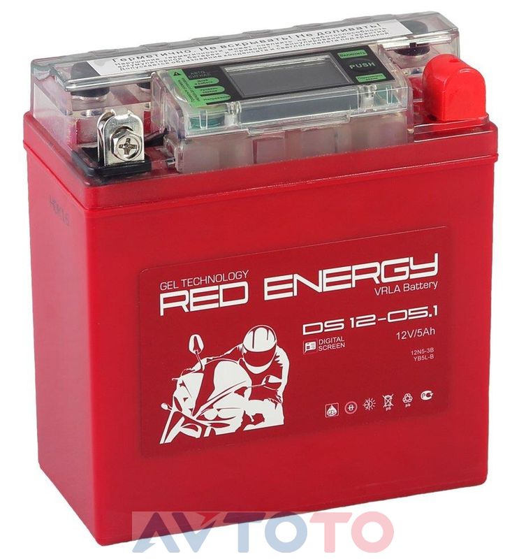 Аккумулятор Red energy DS12051