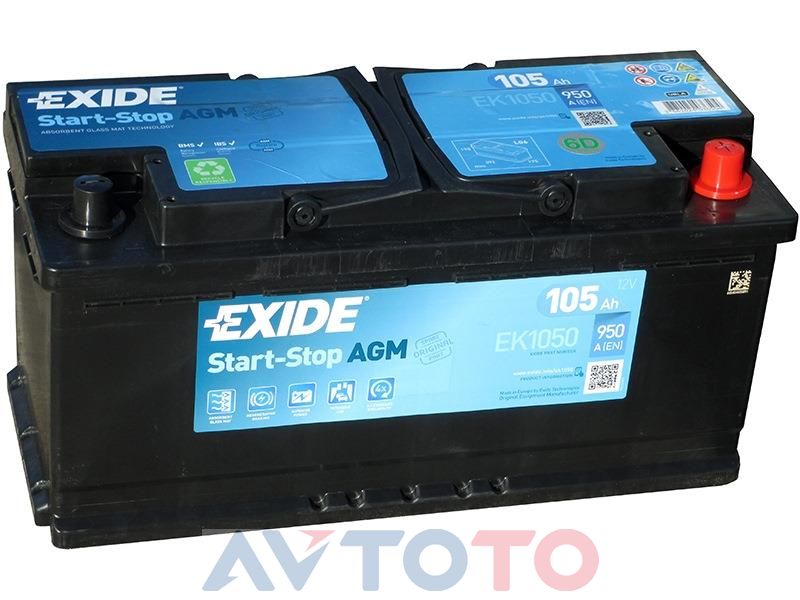 Аккумулятор Exide EK1050