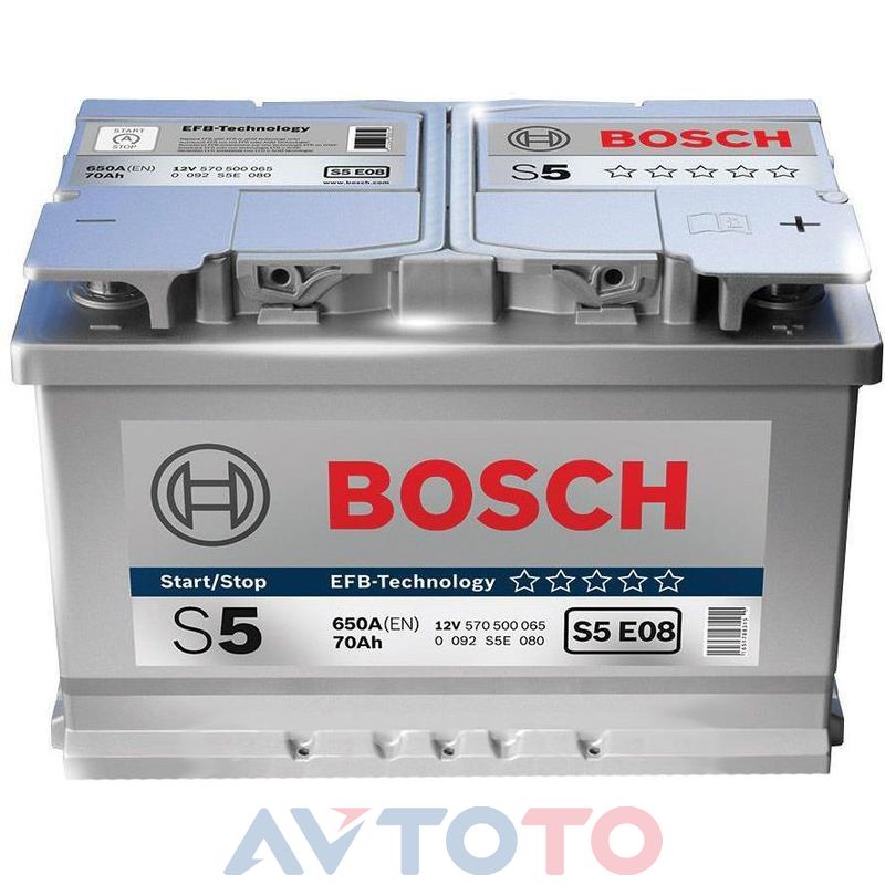 Аккумулятор Bosch 0092S5E080