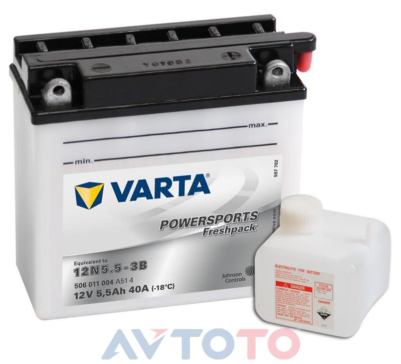 Аккумулятор Varta 506011004