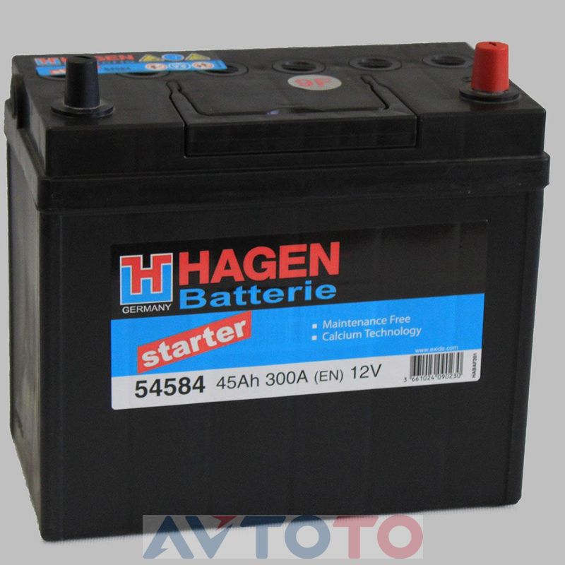 Аккумулятор Hagen 54584