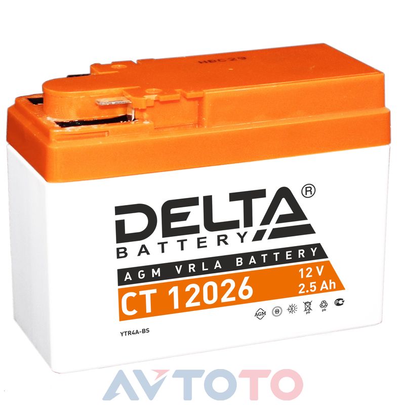 Аккумулятор Delta Battery CT12026
