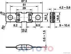 Предохранитель H+B Elparts 50295874