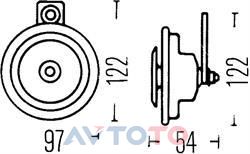 Сигнал звуковой Hella 3AL002952011
