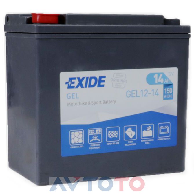Аккумулятор Exide GEL1214
