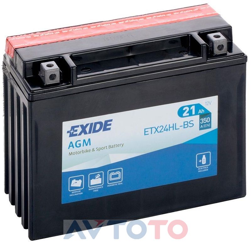 Аккумулятор Exide ETX24HLBS