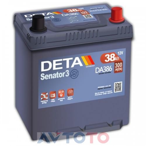 Аккумулятор Deta DA386