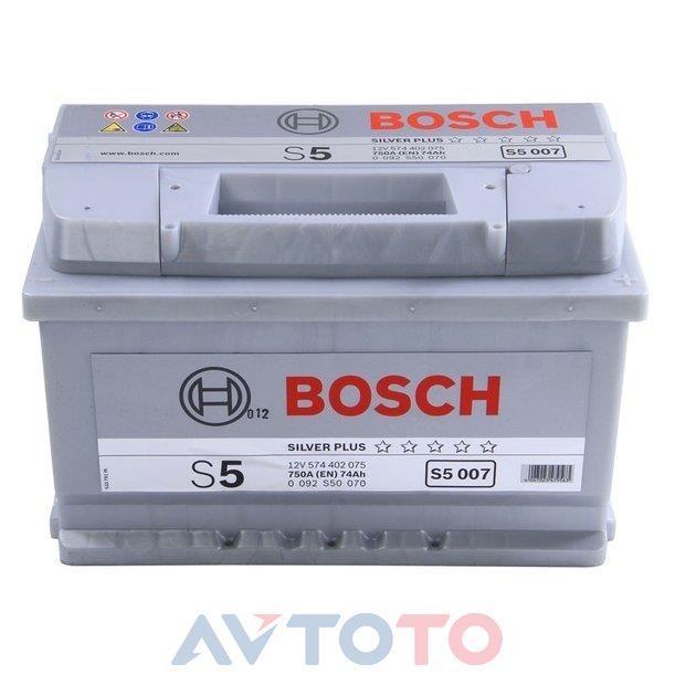 Аккумулятор Bosch 0092S50070
