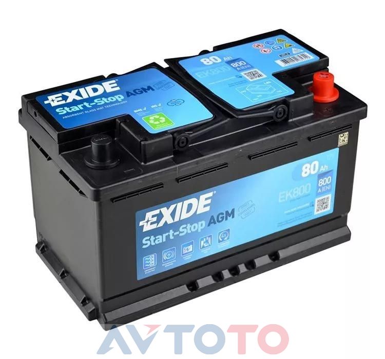 Аккумулятор Exide EK800