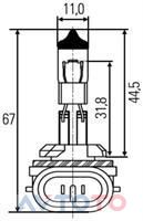 Лампа Hella 8GH008991031