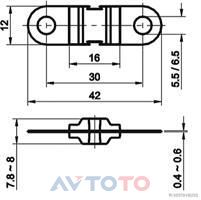 Предохранитель H+B Elparts 50295864