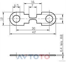 Предохранитель H+B Elparts 50295014