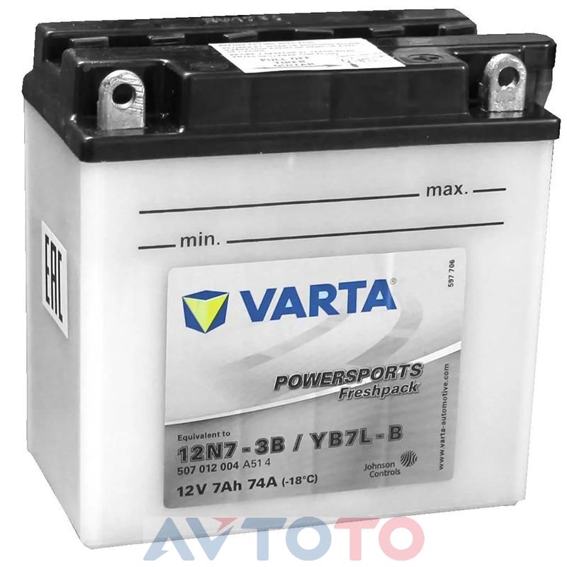 Аккумулятор Varta 507012004