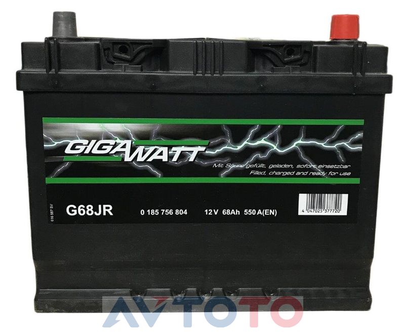 Аккумулятор Gigawatt 0185756804