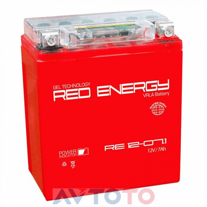 Аккумулятор Red energy RE12071