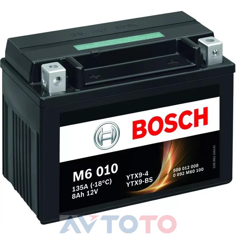 Аккумулятор Bosch 0092M60100