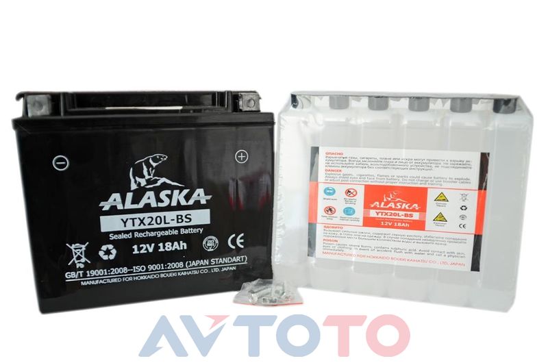 Аккумулятор Alaska YTX20LBS