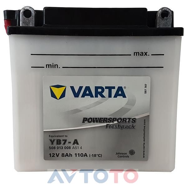 Аккумулятор Varta 508013008
