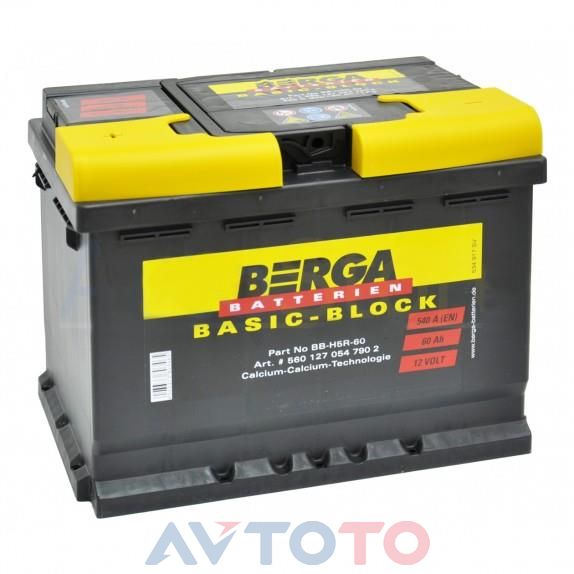 Аккумулятор Berga 5601270547902
