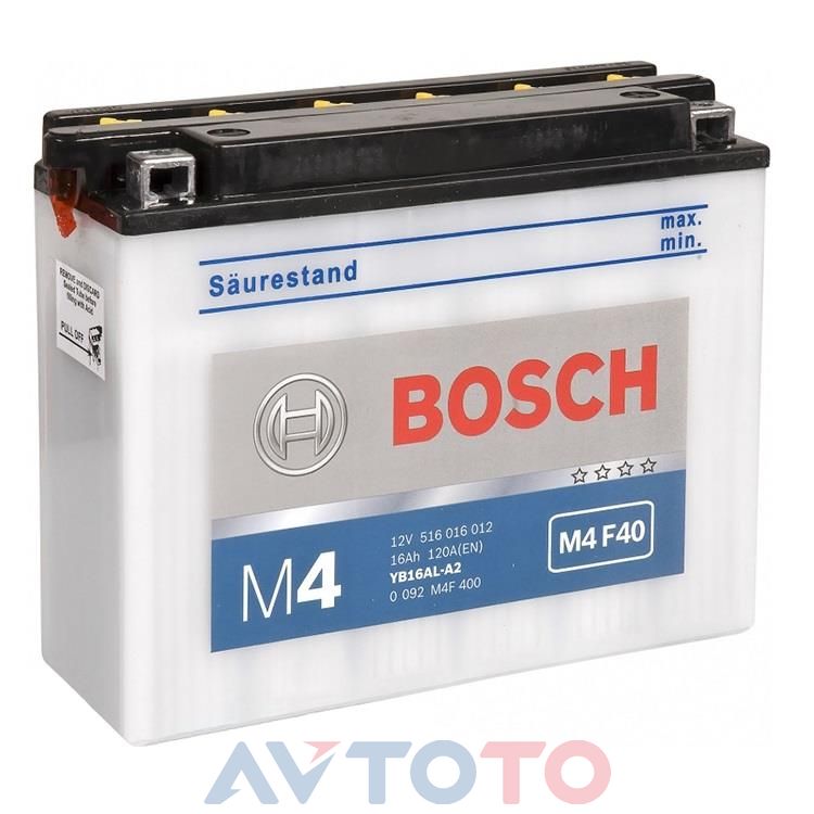 Аккумулятор Bosch 0092M4F040