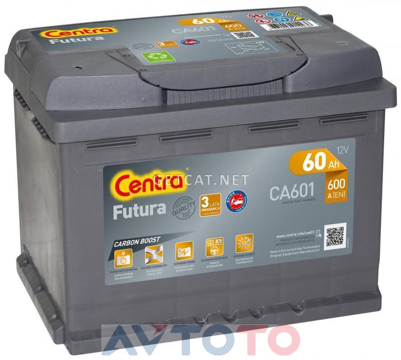 Аккумулятор Centra CA601