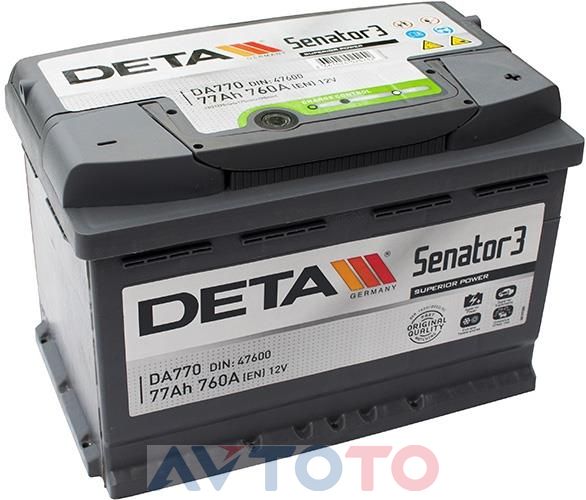 Аккумулятор Deta DA770