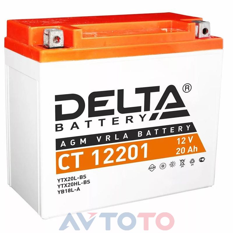 Аккумулятор Delta Battery CT12201