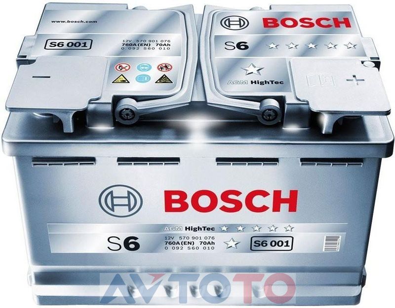 Аккумулятор Bosch 0092S60010