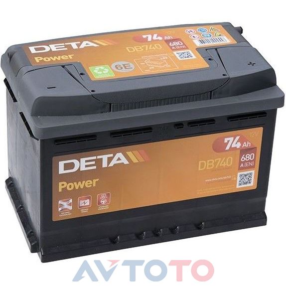 Аккумулятор Deta DB740