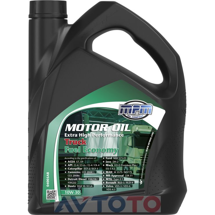Моторное масло Mpm oil 04005AB