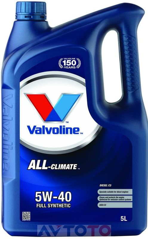 Моторное масло Valvoline 872281