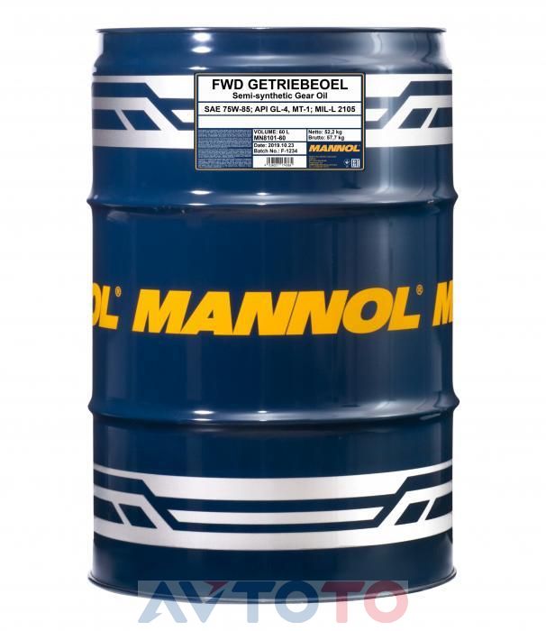 Трансмиссионное масло Mannol MN810160