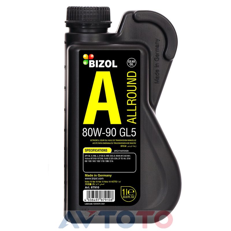 Трансмиссионное масло Bizol 87910