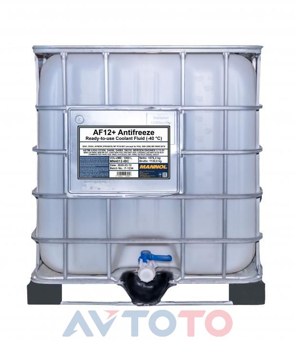 Охлаждающая жидкость Mannol MN4012IBC