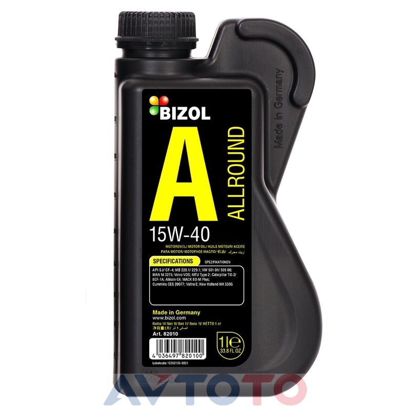Моторное масло Bizol 82010