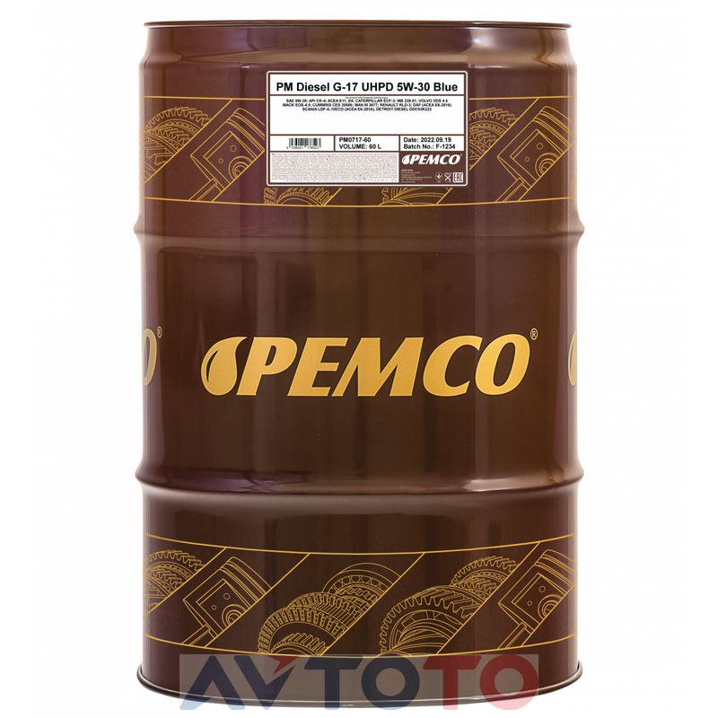 Моторное масло Pemco PM071760