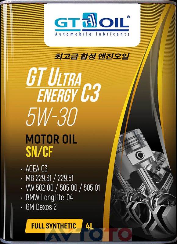 Моторное масло GT oil 8809059407936