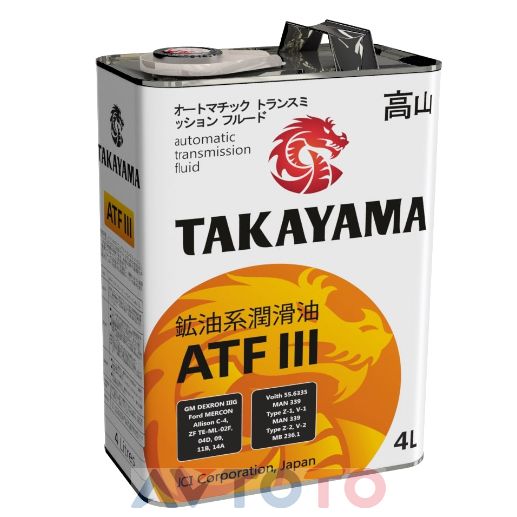 Трансмиссионное масло Takayama 605051