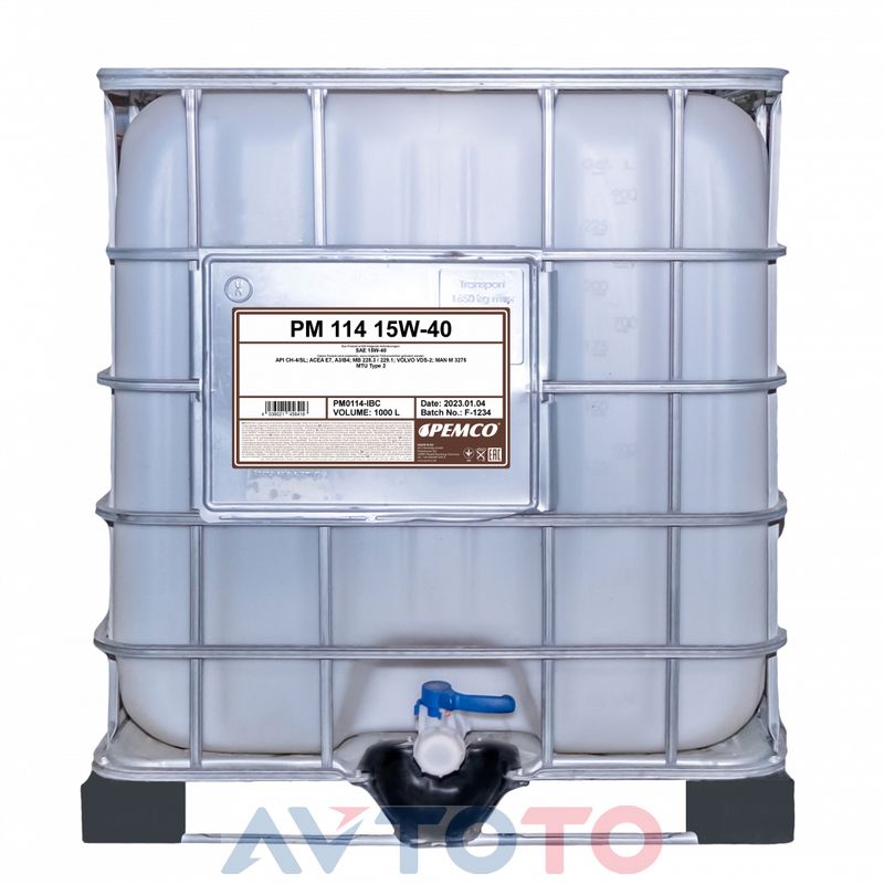 Моторное масло Pemco PM0114IBC