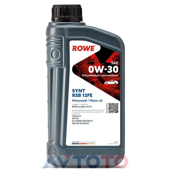Моторное масло Rowe 20305001099