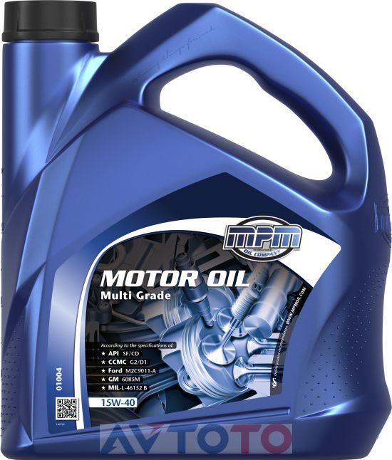 Моторное масло Mpm oil 01004