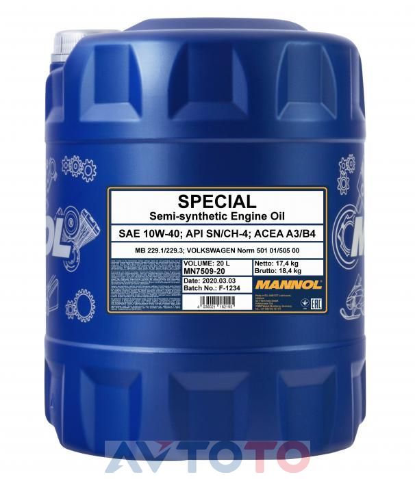 Моторное масло Mannol SC16219